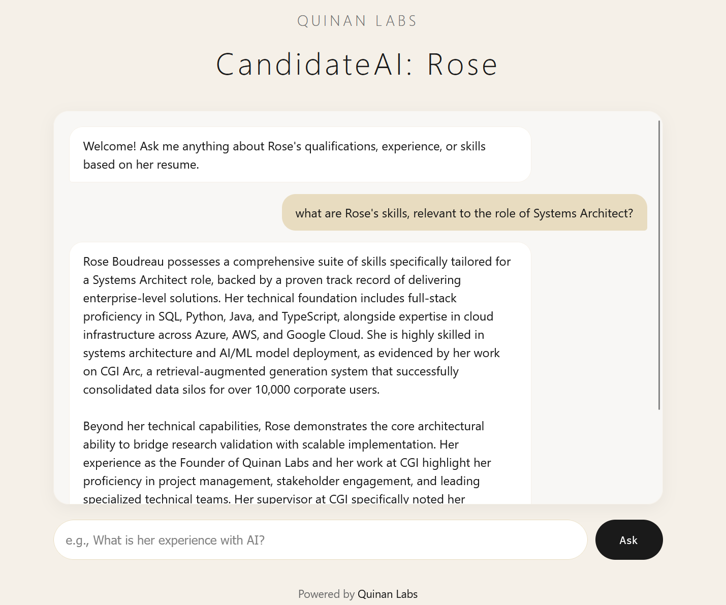 CandidateAI Screenshot